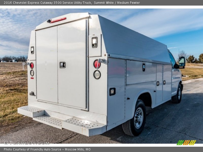 Summit White / Medium Pewter 2016 Chevrolet Express Cutaway 3500 Service Utility Truck