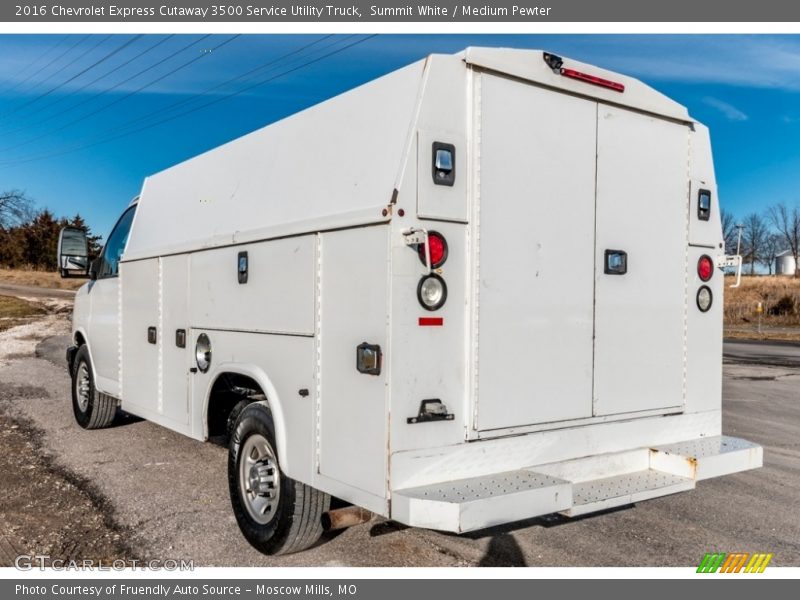 Summit White / Medium Pewter 2016 Chevrolet Express Cutaway 3500 Service Utility Truck