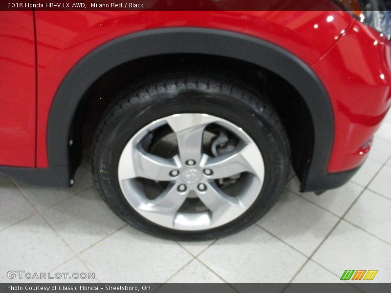 Milano Red / Black 2018 Honda HR-V LX AWD