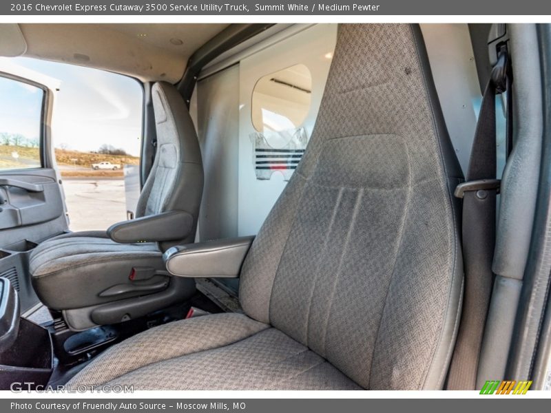 Front Seat of 2016 Express Cutaway 3500 Service Utility Truck