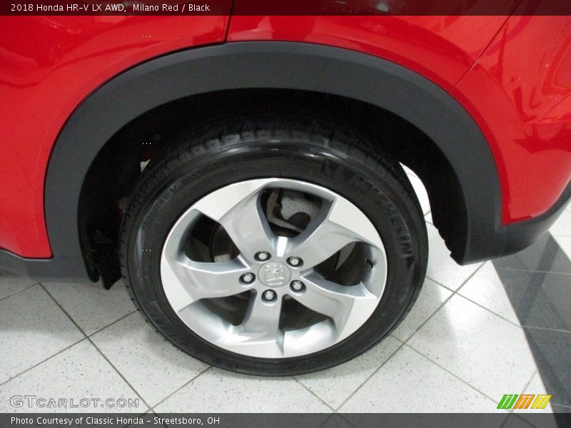 Milano Red / Black 2018 Honda HR-V LX AWD