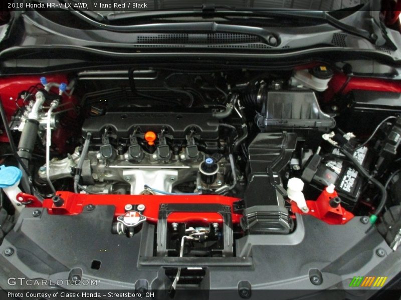 Milano Red / Black 2018 Honda HR-V LX AWD