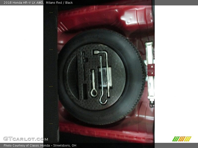 Milano Red / Black 2018 Honda HR-V LX AWD