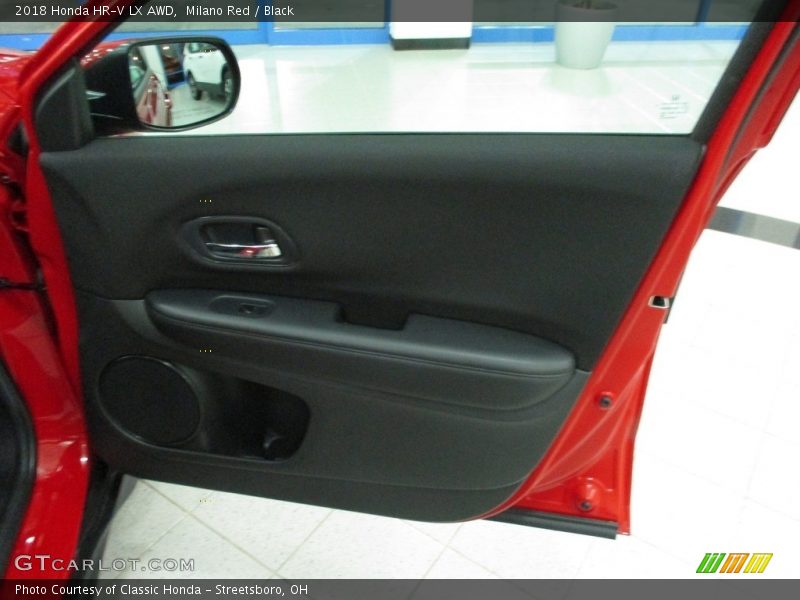 Milano Red / Black 2018 Honda HR-V LX AWD