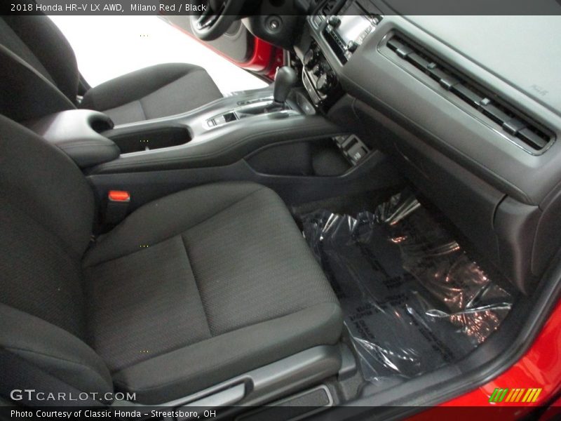 Milano Red / Black 2018 Honda HR-V LX AWD