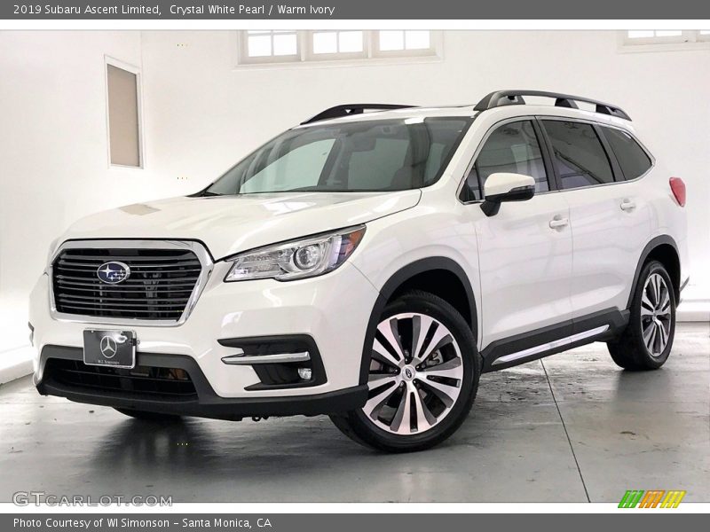 Crystal White Pearl / Warm Ivory 2019 Subaru Ascent Limited