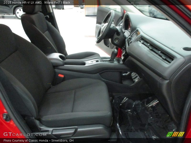 Milano Red / Black 2018 Honda HR-V LX AWD