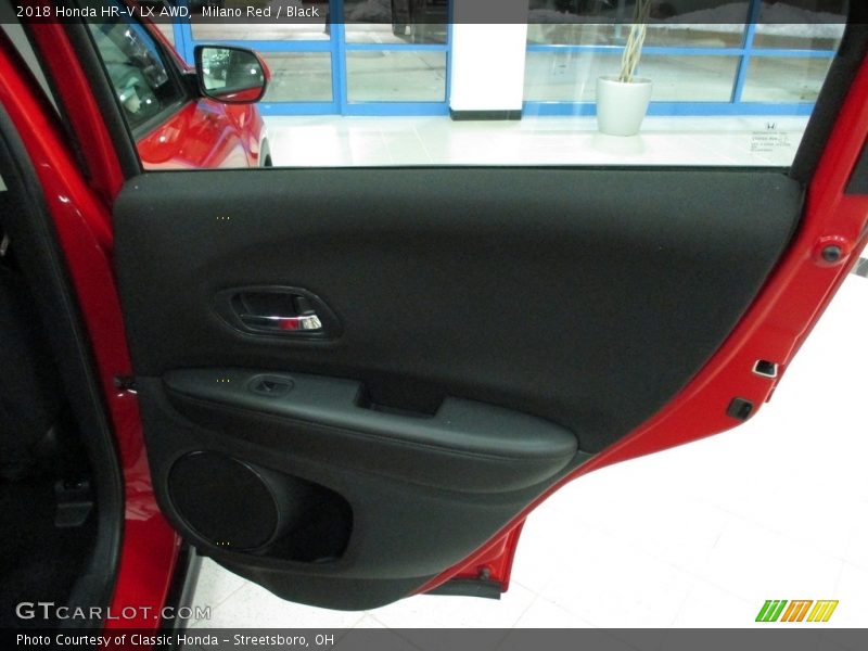 Milano Red / Black 2018 Honda HR-V LX AWD