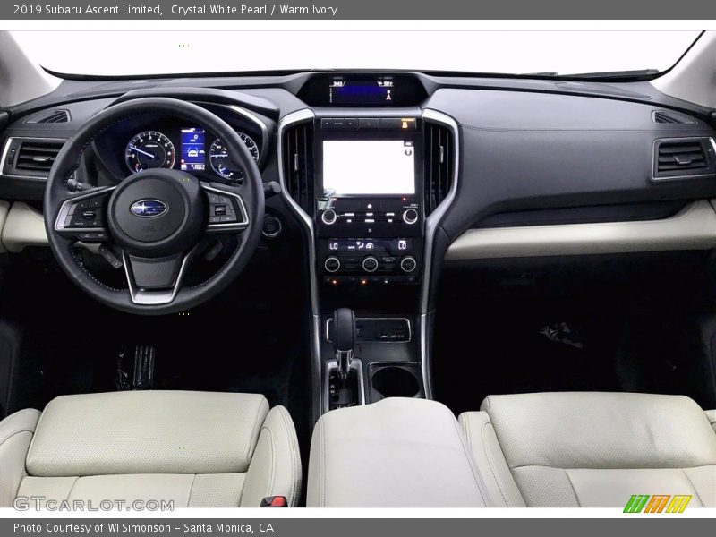 Crystal White Pearl / Warm Ivory 2019 Subaru Ascent Limited