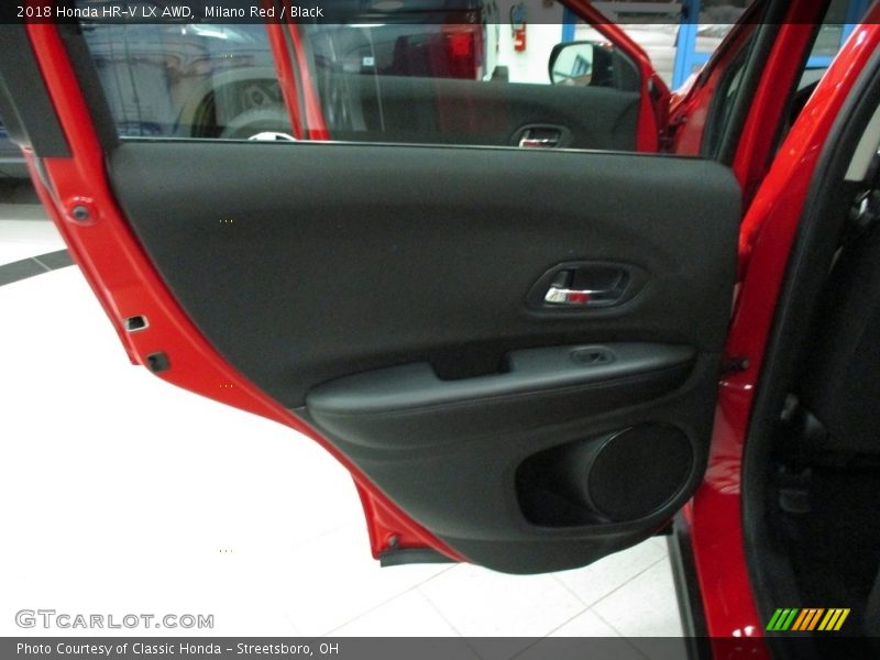 Milano Red / Black 2018 Honda HR-V LX AWD