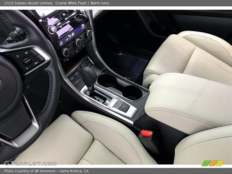Crystal White Pearl / Warm Ivory 2019 Subaru Ascent Limited