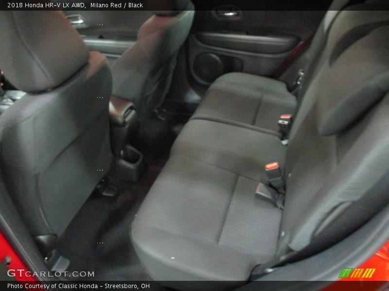 Milano Red / Black 2018 Honda HR-V LX AWD