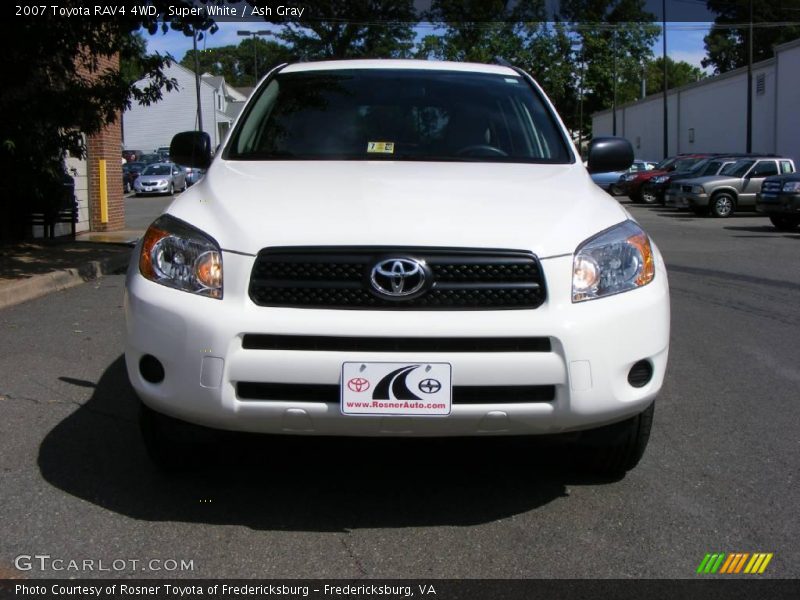 Super White / Ash Gray 2007 Toyota RAV4 4WD