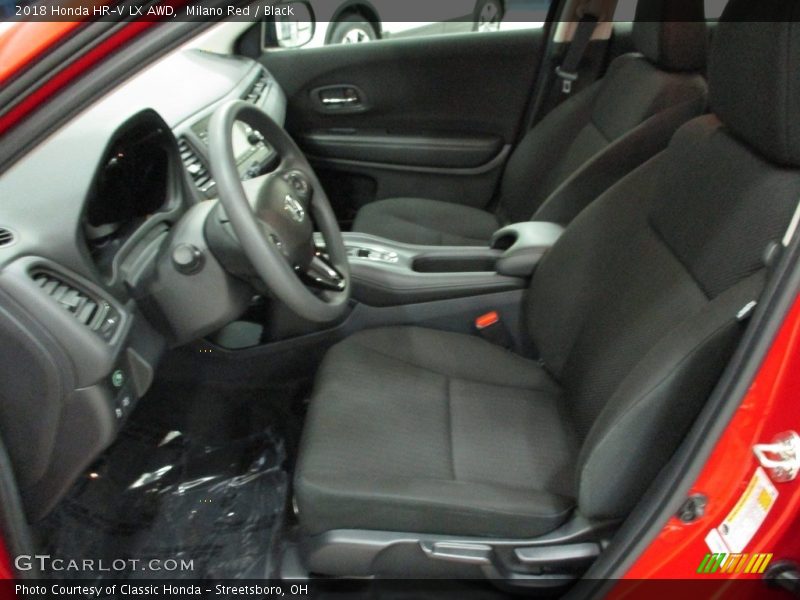 Milano Red / Black 2018 Honda HR-V LX AWD