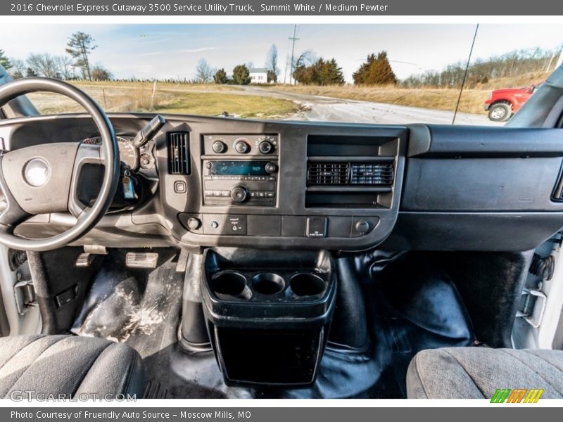 Dashboard of 2016 Express Cutaway 3500 Service Utility Truck