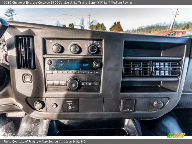 Controls of 2016 Express Cutaway 3500 Service Utility Truck