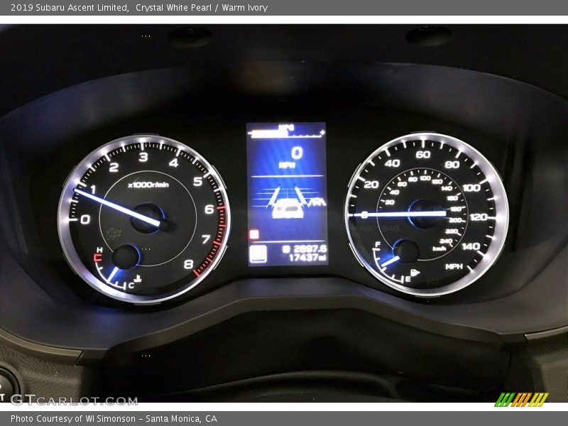 Crystal White Pearl / Warm Ivory 2019 Subaru Ascent Limited