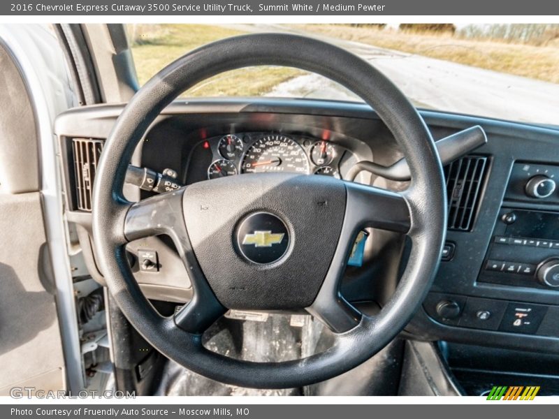  2016 Express Cutaway 3500 Service Utility Truck Steering Wheel