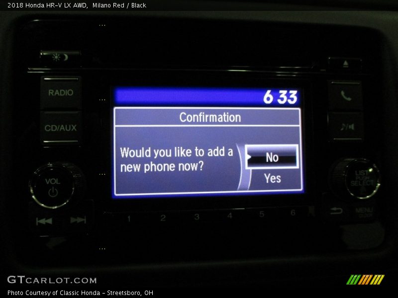 Milano Red / Black 2018 Honda HR-V LX AWD