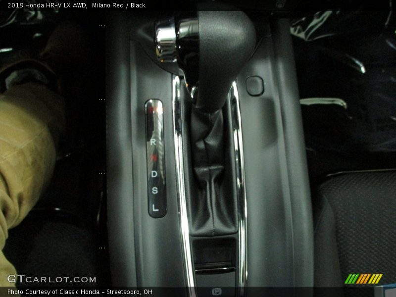 Milano Red / Black 2018 Honda HR-V LX AWD