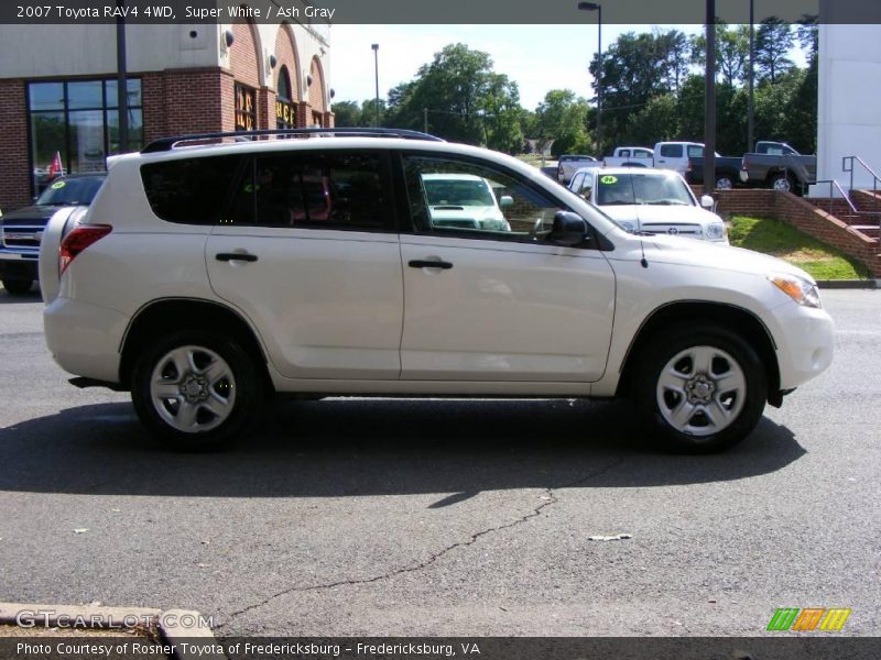Super White / Ash Gray 2007 Toyota RAV4 4WD