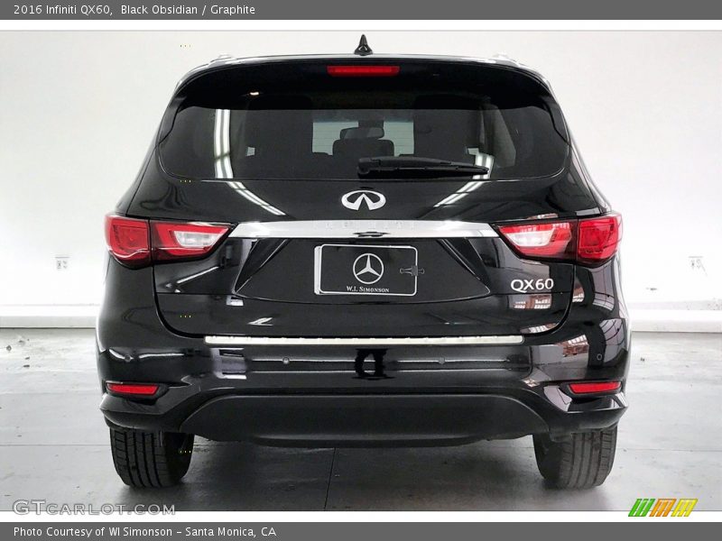 Black Obsidian / Graphite 2016 Infiniti QX60