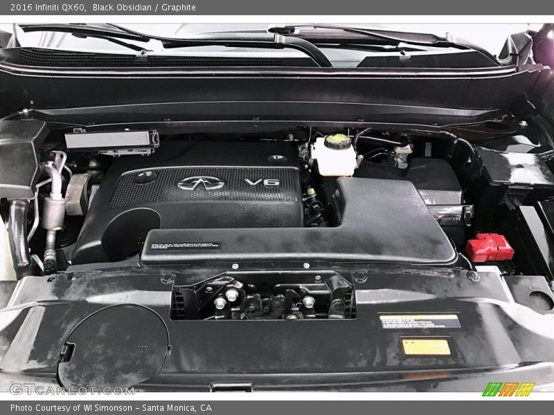  2016 QX60  Engine - 3.5 Liter DOHC 24-Valve CVTCS V6
