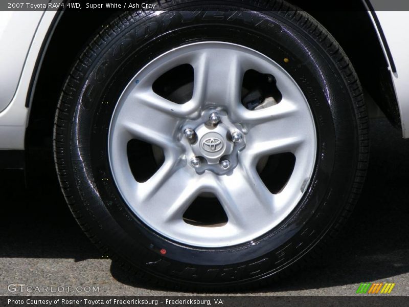 Super White / Ash Gray 2007 Toyota RAV4 4WD