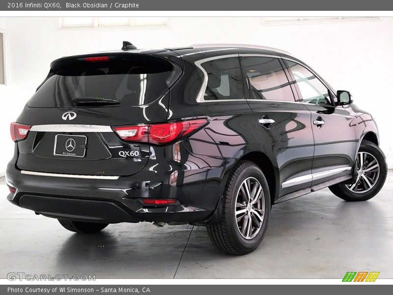 Black Obsidian / Graphite 2016 Infiniti QX60