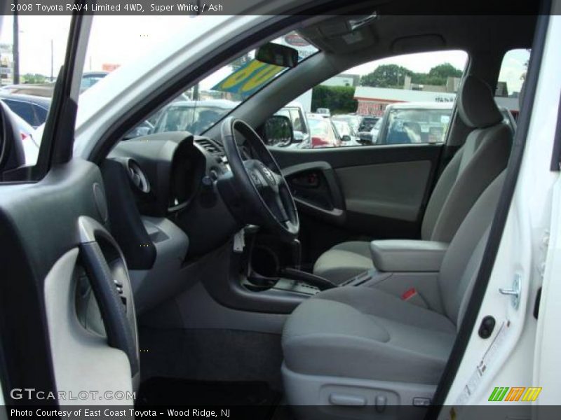 Super White / Ash 2008 Toyota RAV4 Limited 4WD