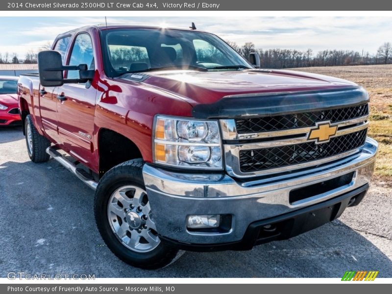 Victory Red / Ebony 2014 Chevrolet Silverado 2500HD LT Crew Cab 4x4