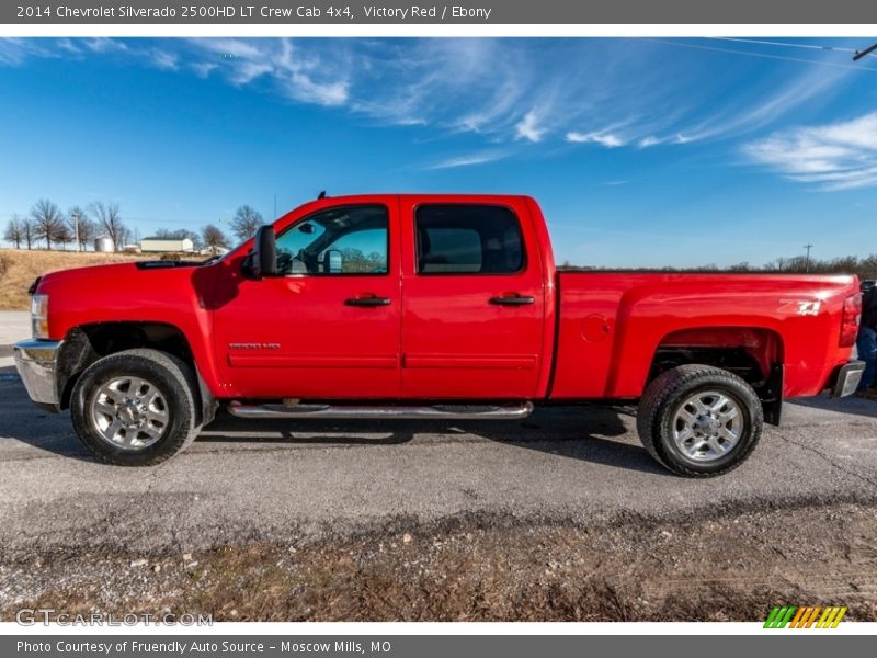 Victory Red / Ebony 2014 Chevrolet Silverado 2500HD LT Crew Cab 4x4