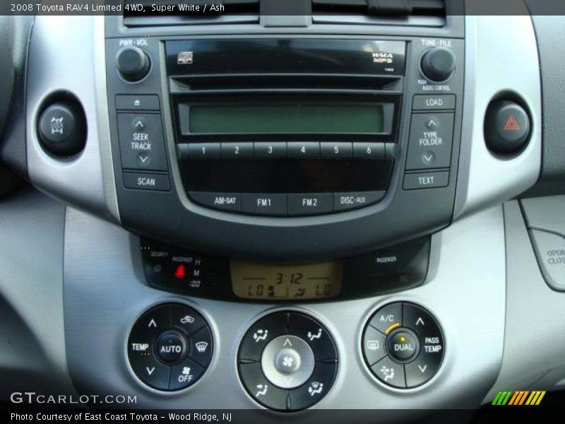 Super White / Ash 2008 Toyota RAV4 Limited 4WD