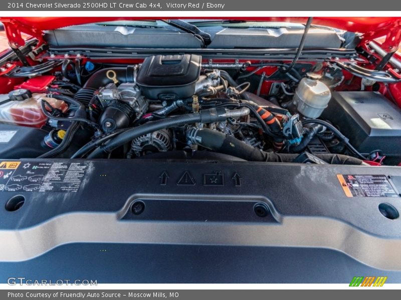 Victory Red / Ebony 2014 Chevrolet Silverado 2500HD LT Crew Cab 4x4