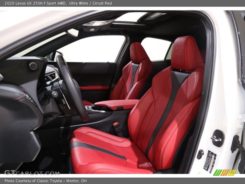  2020 UX 250h F Sport AWD Circuit Red Interior