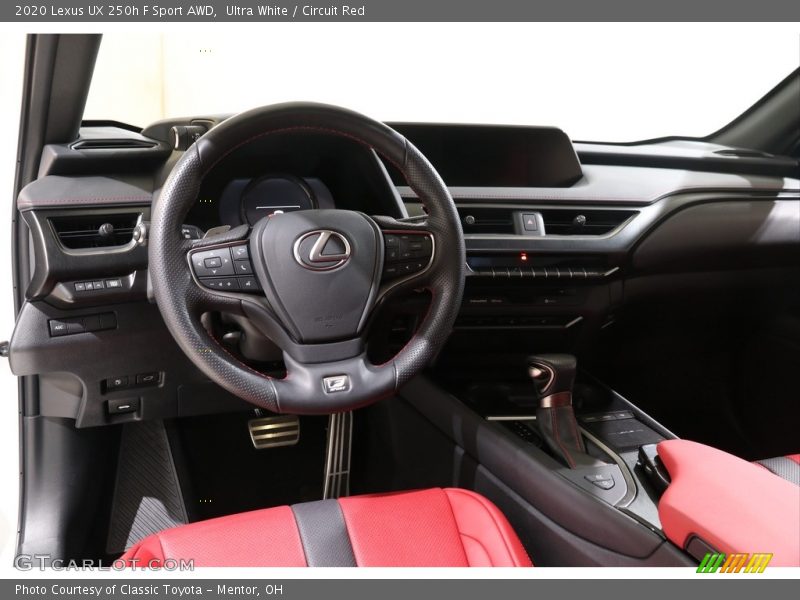 Dashboard of 2020 UX 250h F Sport AWD