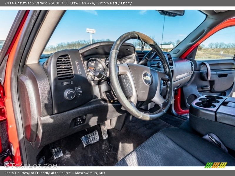 Victory Red / Ebony 2014 Chevrolet Silverado 2500HD LT Crew Cab 4x4