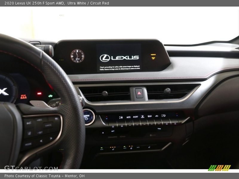 Ultra White / Circuit Red 2020 Lexus UX 250h F Sport AWD