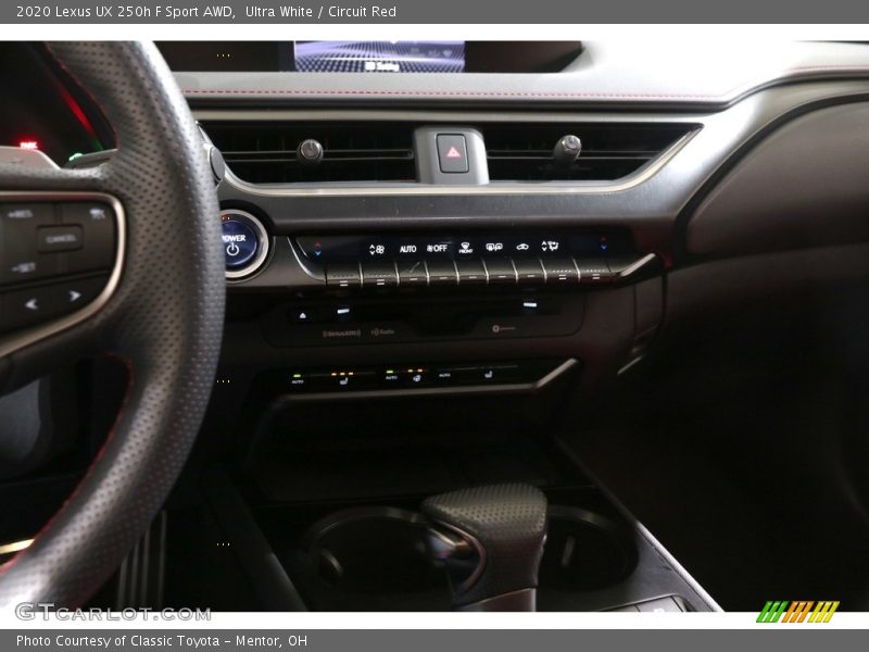 Ultra White / Circuit Red 2020 Lexus UX 250h F Sport AWD
