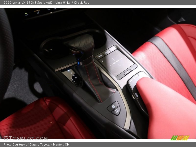 Ultra White / Circuit Red 2020 Lexus UX 250h F Sport AWD