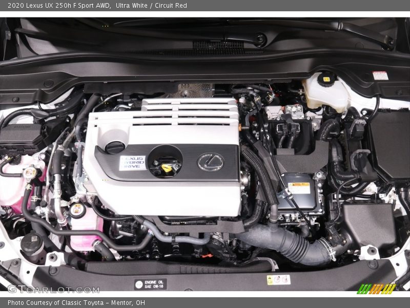  2020 UX 250h F Sport AWD Engine - 2.0 Liter DOHC 16-Valve VVT-i 4 Cylinder Gasoline/Electric Hybrid