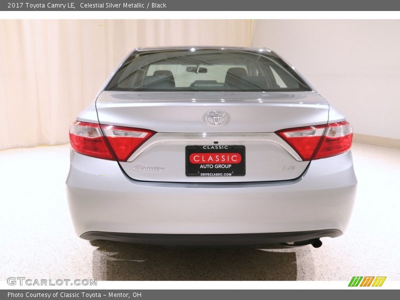 Celestial Silver Metallic / Black 2017 Toyota Camry LE