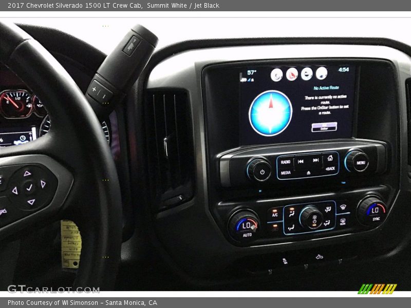 Summit White / Jet Black 2017 Chevrolet Silverado 1500 LT Crew Cab