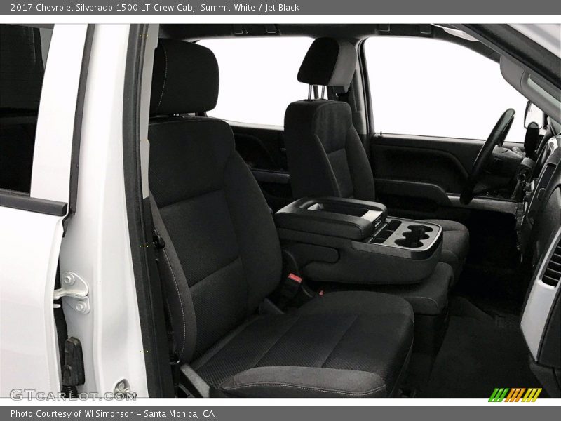 Summit White / Jet Black 2017 Chevrolet Silverado 1500 LT Crew Cab