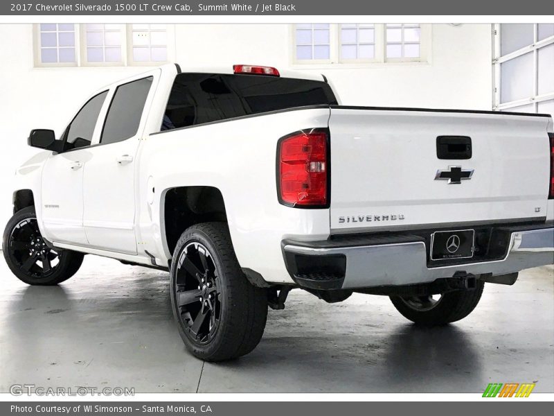 Summit White / Jet Black 2017 Chevrolet Silverado 1500 LT Crew Cab