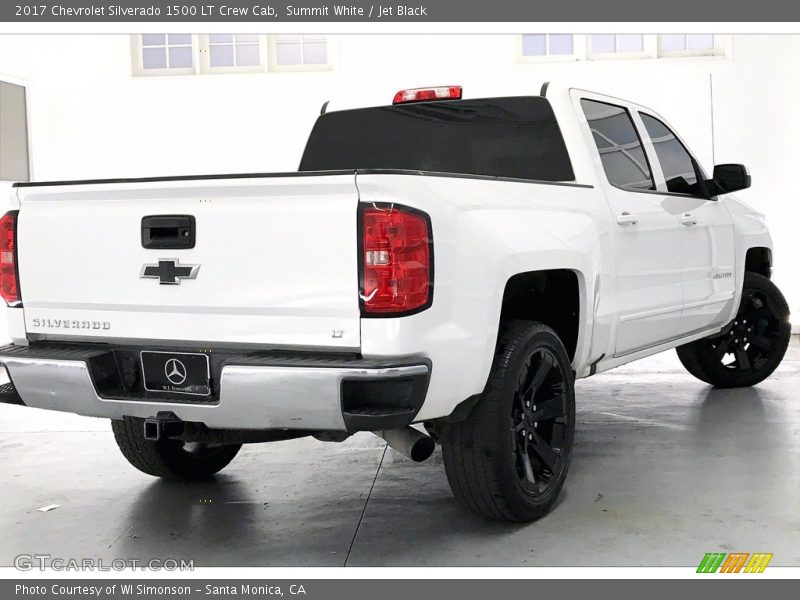 Summit White / Jet Black 2017 Chevrolet Silverado 1500 LT Crew Cab