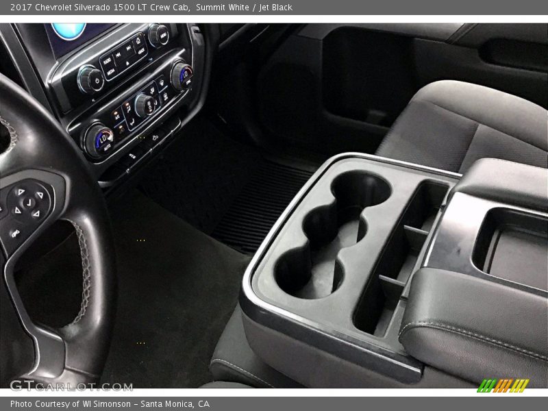 Summit White / Jet Black 2017 Chevrolet Silverado 1500 LT Crew Cab