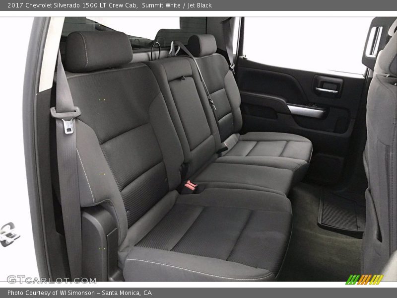 Summit White / Jet Black 2017 Chevrolet Silverado 1500 LT Crew Cab