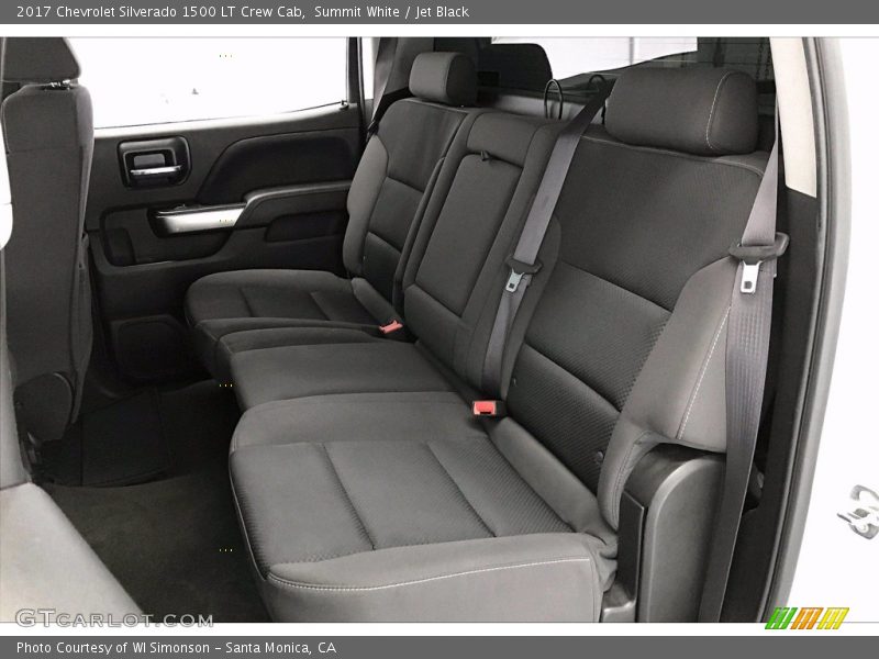 Summit White / Jet Black 2017 Chevrolet Silverado 1500 LT Crew Cab