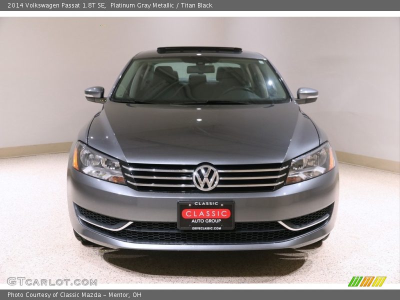Platinum Gray Metallic / Titan Black 2014 Volkswagen Passat 1.8T SE